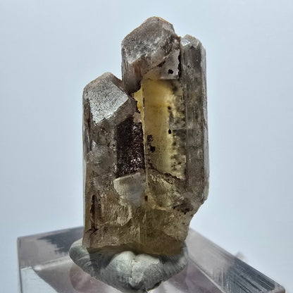 Seltener Baryt X Kristall, braun gelb Brukkaros, Namibia 33*18*17mm