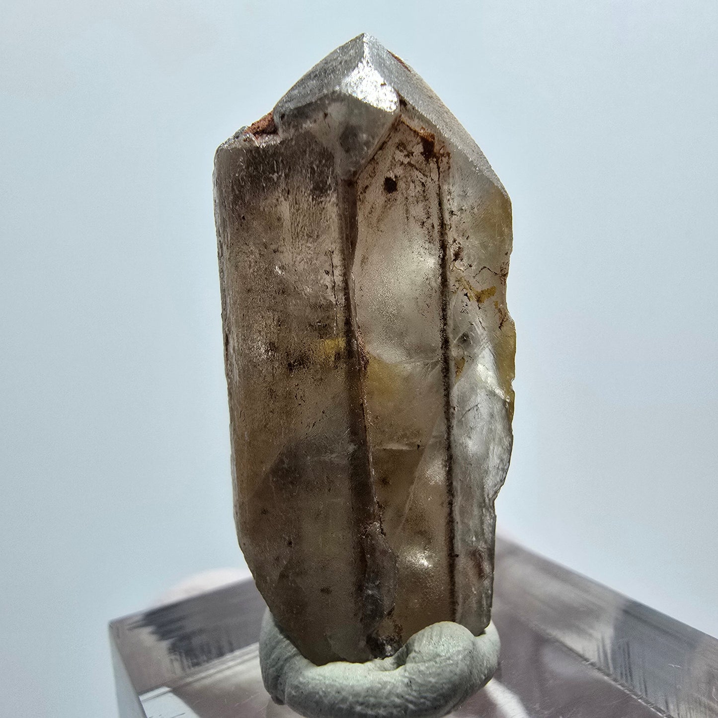 Seltener Baryt X Kristall, braun gelb Brukkaros, Namibia 35*17*14mm