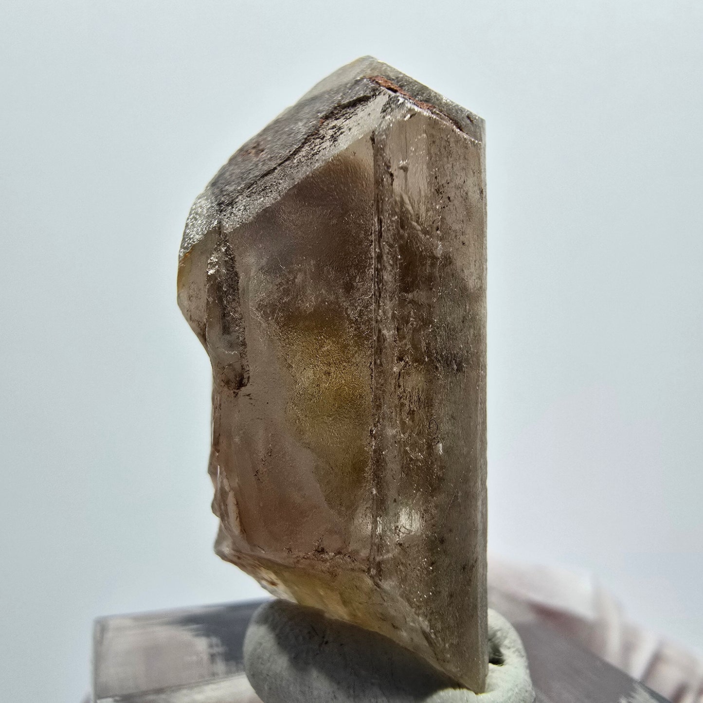 Seltener Baryt X Kristall, braun gelb Brukkaros, Namibia 35*17*14mm