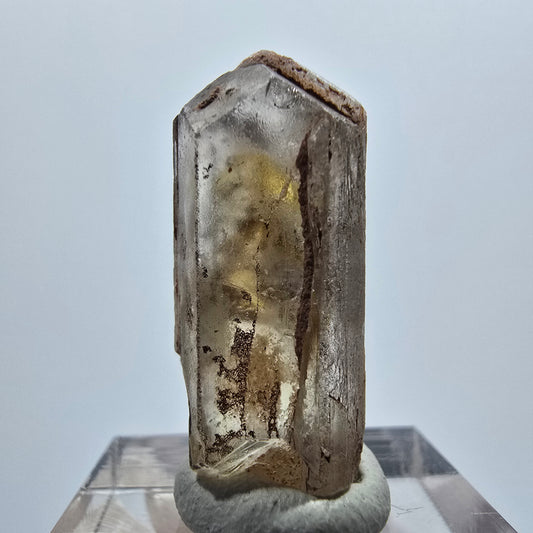 Seltener Baryt X Kristall, braun gelb Brukkaros, Namibia 29*12*9mm