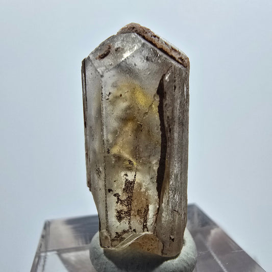 Seltener Baryt X Kristall, braun gelb Brukkaros, Namibia 29*12*9mm