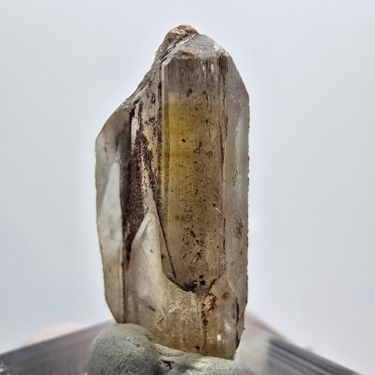 Seltener Baryt X Kristall, braun gelb Brukkaros, Namibia 29*12*9mm