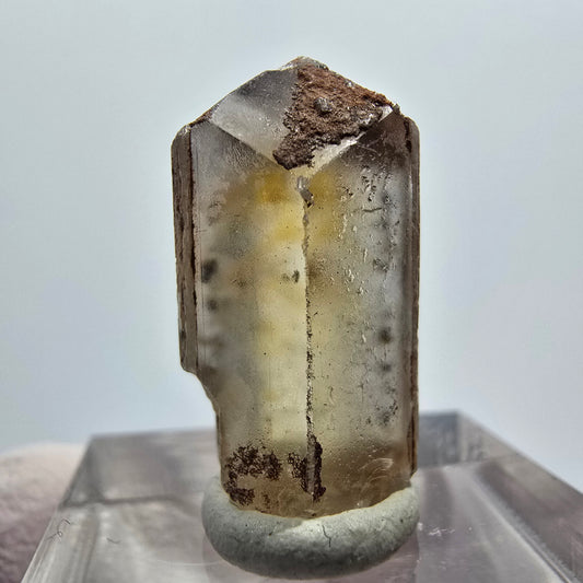 Seltener Baryt X Kristall, braun gelb Brukkaros, Namibia 23*12*8mm