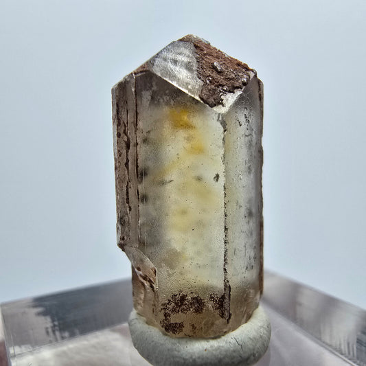 Seltener Baryt X Kristall, braun gelb Brukkaros, Namibia 23*12*8mm