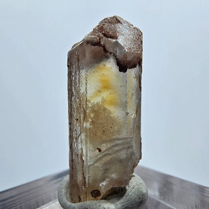 Seltener Baryt X Kristall, braun gelb Brukkaros, Namibia 26*10*9mm