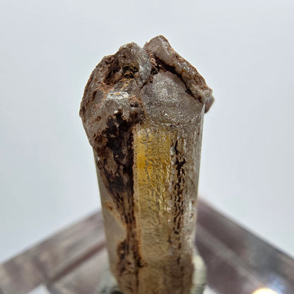 Seltener Baryt X Kristall, braun gelb Brukkaros, Namibia 26*10*9mm