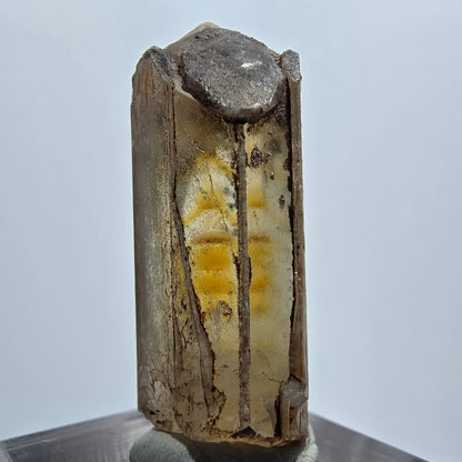 Seltener Baryt X Kristall, braun gelb Brukkaros, Namibia 28*16*15mm