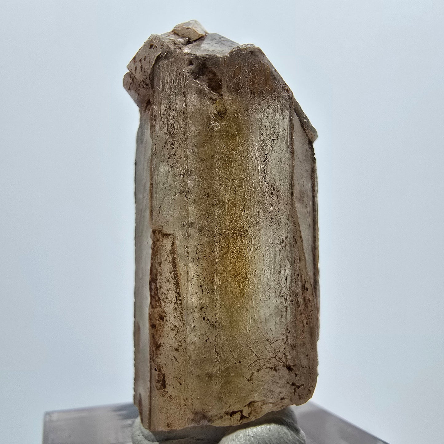 Seltener Baryt X Kristall, braun gelb Brukkaros, Namibia 28*16*15mm