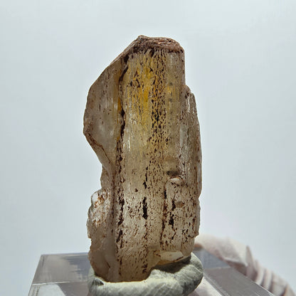 Seltener Baryt X Kristall, braun gelb Brukkaros, Namibia 33*15*11mm