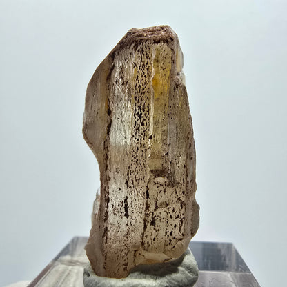 Seltener Baryt X Kristall, braun gelb Brukkaros, Namibia 33*15*11mm