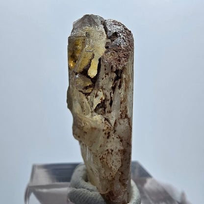 Seltener Baryt X Kristall, braun gelb Brukkaros, Namibia 33*15*11mm