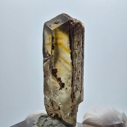 Seltener Baryt mit Enhydro Einschluss (1x Blase) Brukkaros, Namibia 39*14*11mm