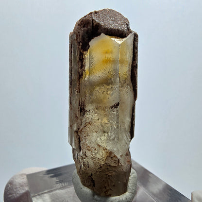 Seltener Baryt mit Enhydro Einschluss (1x Blase) Brukkaros, Namibia 39*14*11mm