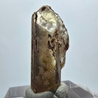 Seltener Baryt X Kristall, braun gelb Brukkaros, Namibia 29*14*12mm