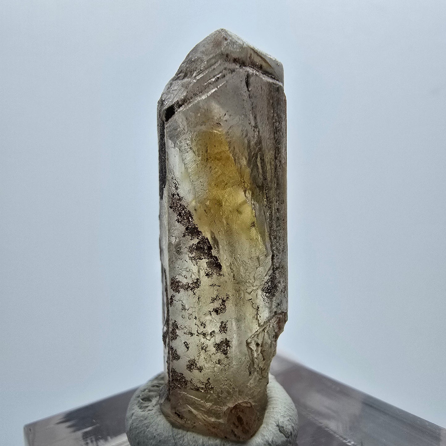 Seltener Baryt X Kristall, braun gelb 34*12*11mm Brukkaros, Namibia