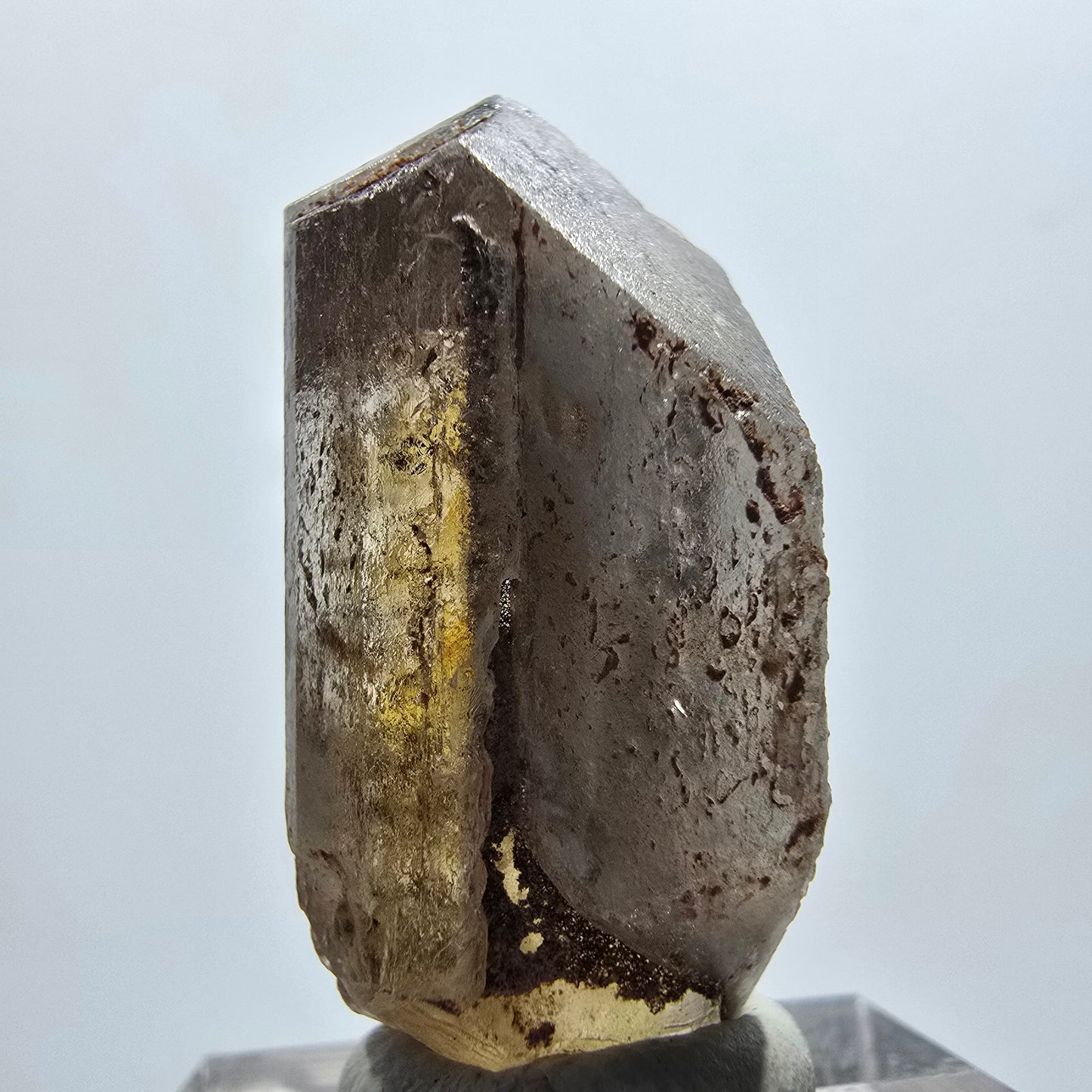 Seltener Baryt X Kristall, braun gelb Brukkaros, Namibia 33*17*15mm