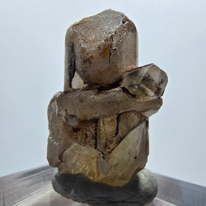 Seltener Baryt X Kristall, braun gelb Brukkaros, Namibia 27*18*16mm