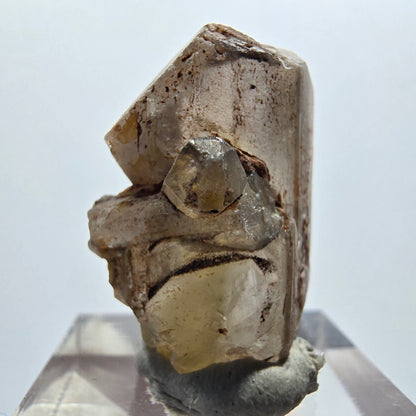 Seltener Baryt X Kristall, braun gelb Brukkaros, Namibia 27*18*16mm