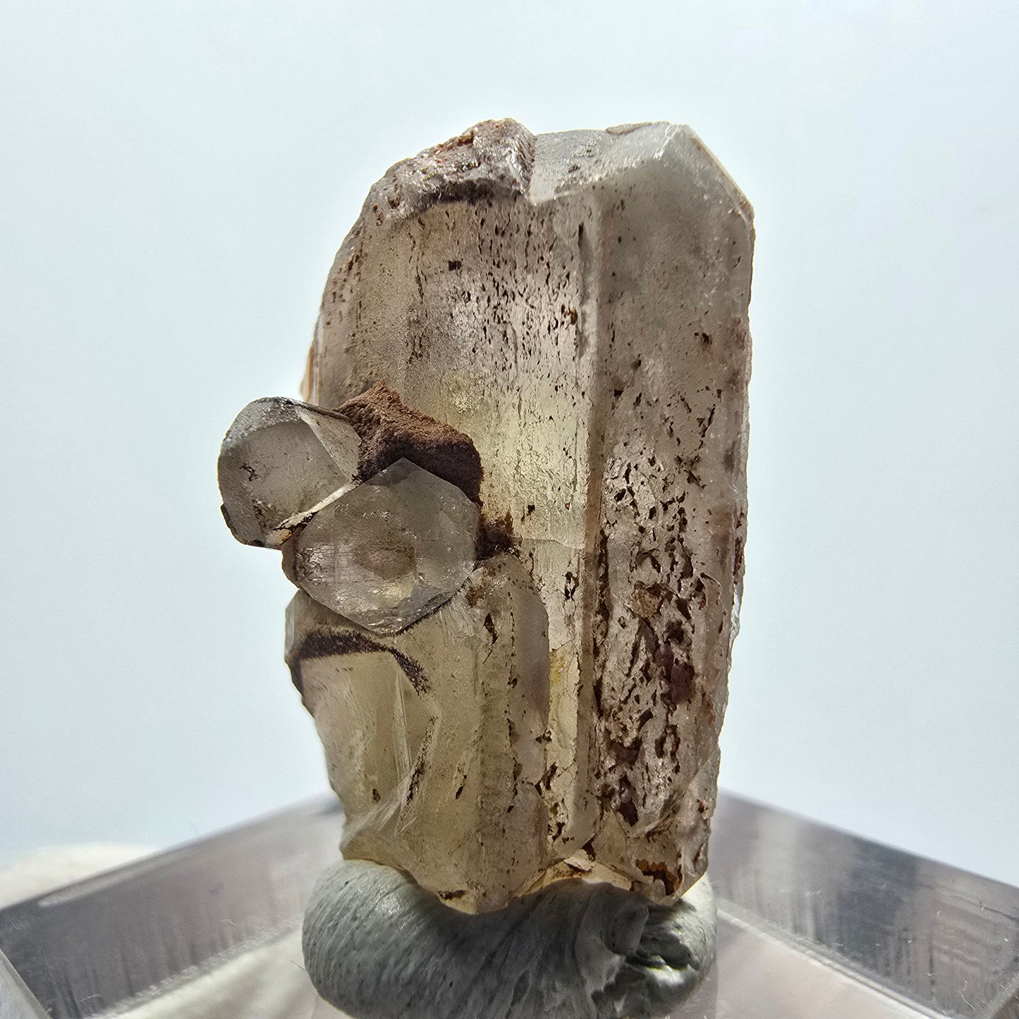 Seltener Baryt X Kristall, braun gelb Brukkaros, Namibia 27*18*16mm