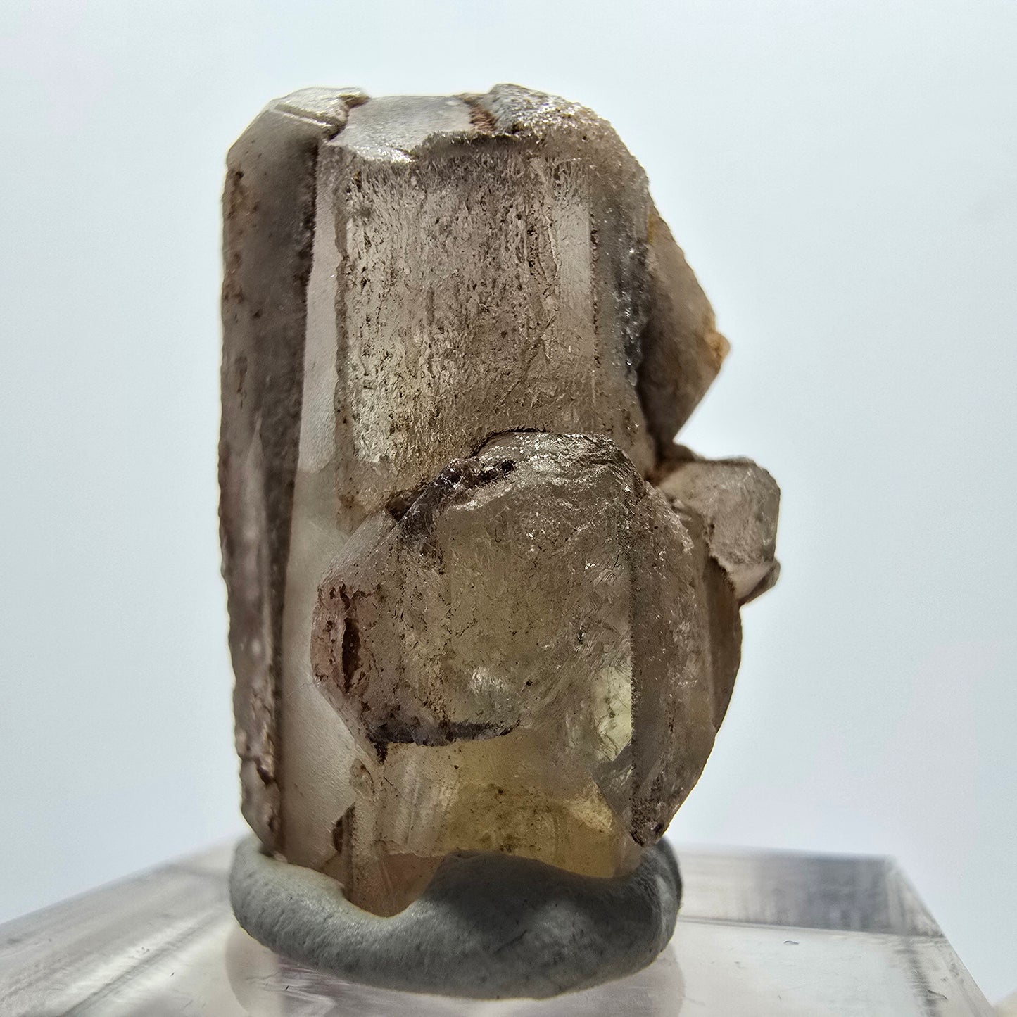 Seltener Baryt X Kristall, braun gelb Brukkaros, Namibia 27*18*16mm