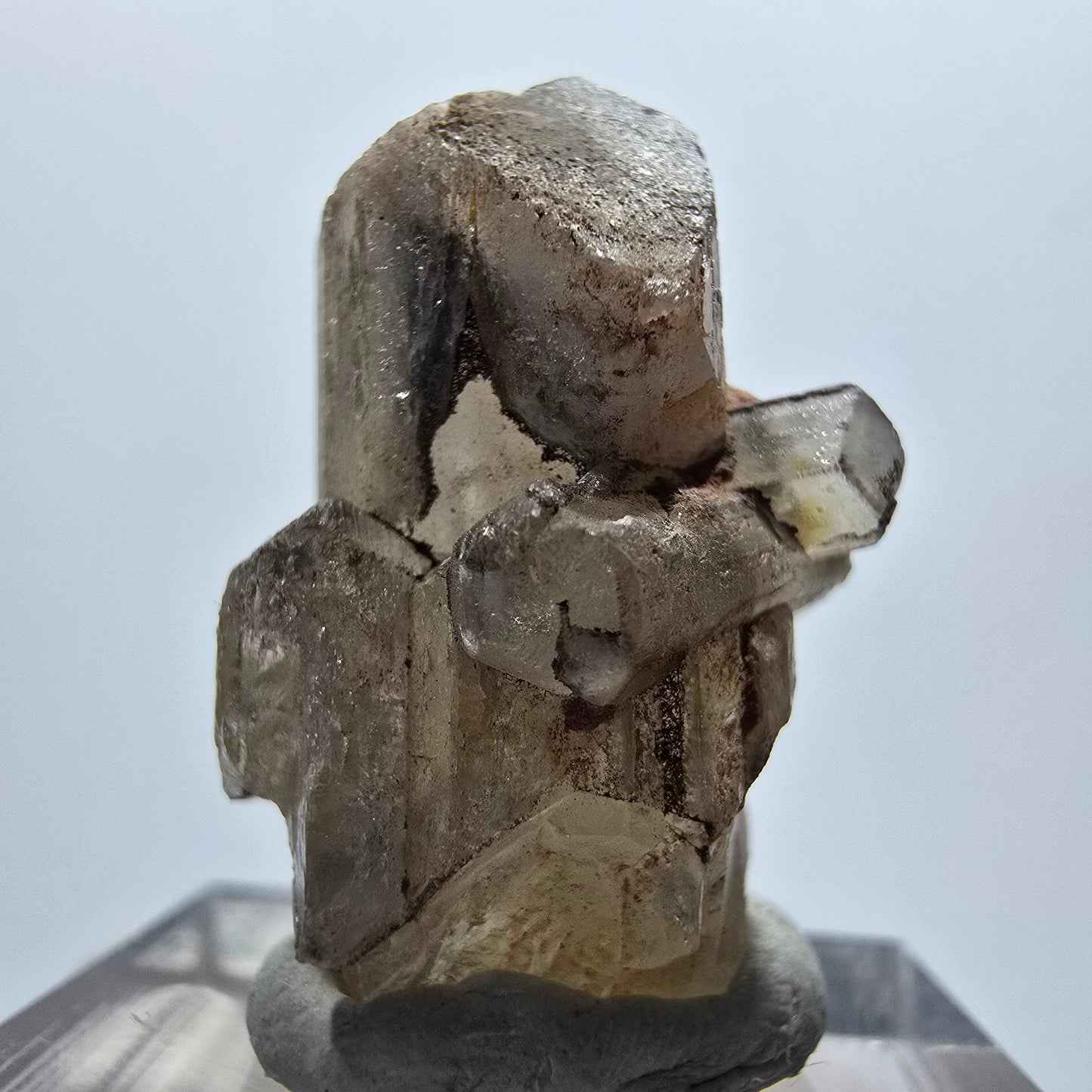 Seltener Baryt X Kristall, braun gelb Brukkaros, Namibia 27*18*16mm