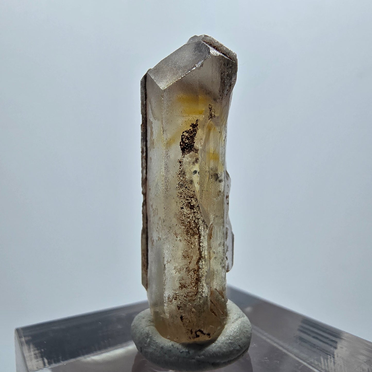 Seltener Baryt X Kristall, braun gelb Brukkaros, Namibia 29*9*9mm