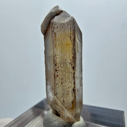 Seltener Baryt X Kristall, braun gelb Brukkaros, Namibia 29*9*9mm