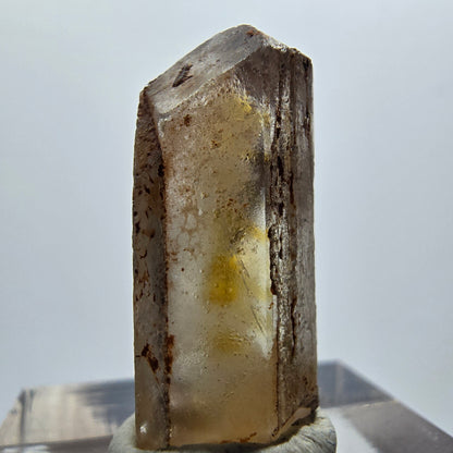 Seltener Baryt X Kristall, braun gelb Brukkaros, Namibia 24*11*9mm