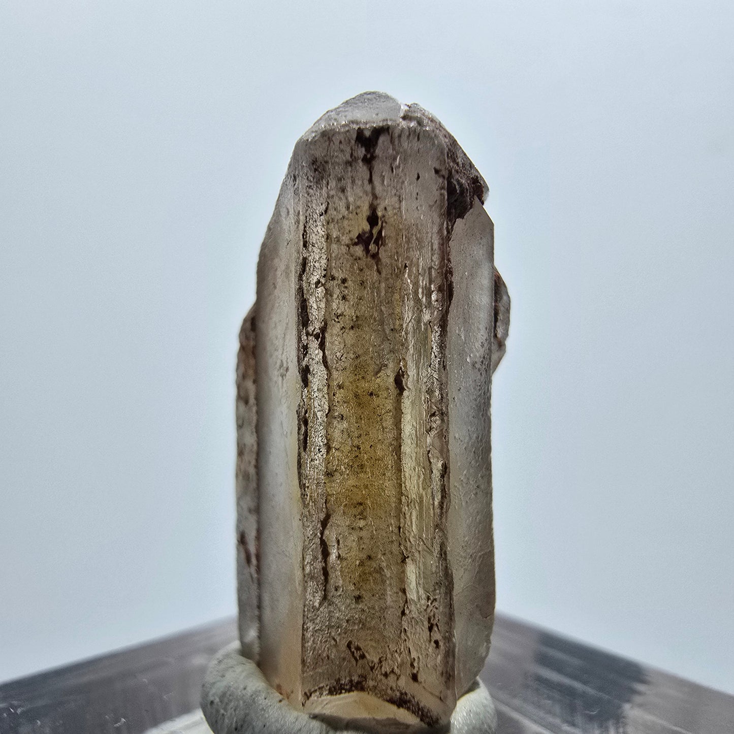 Seltener Baryt X Kristall, braun gelb Brukkaros, Namibia 24*11*9mm