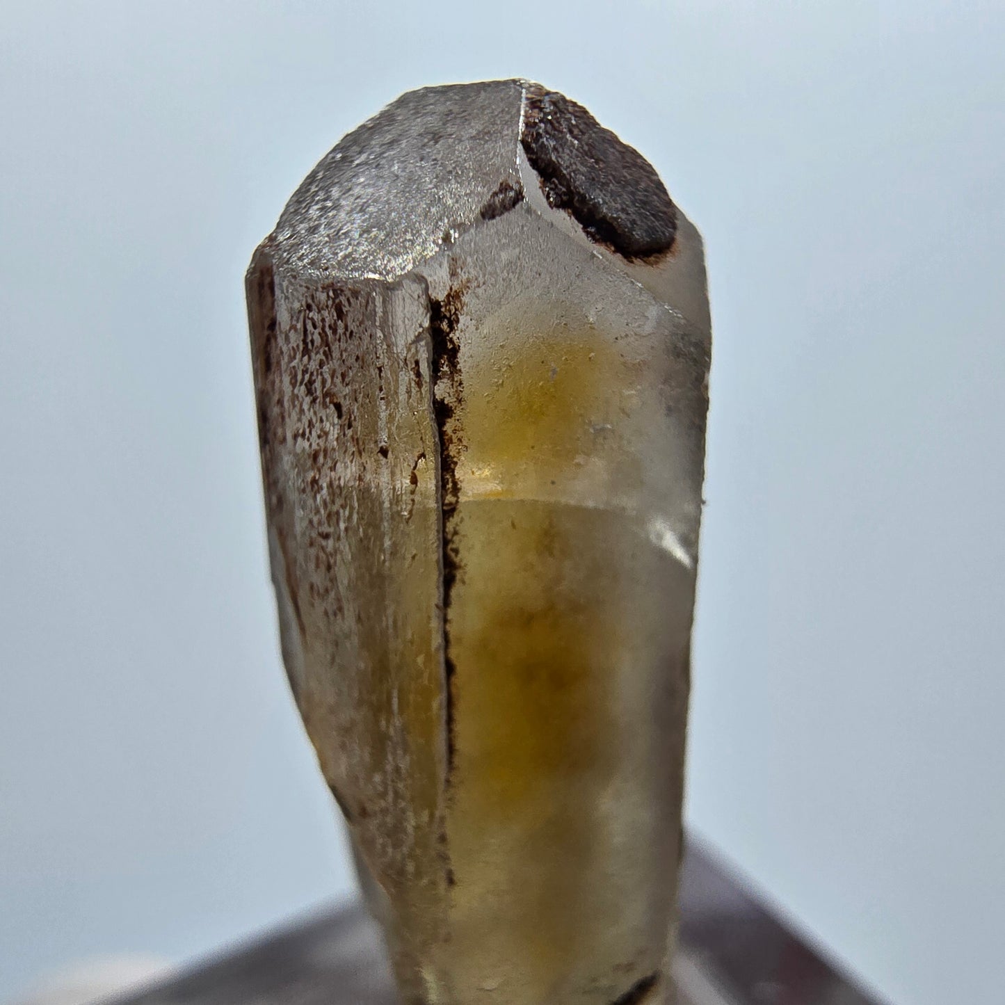 Seltener Baryt X Kristall, braun gelb Brukkaros, Namibia 34*12*11mm