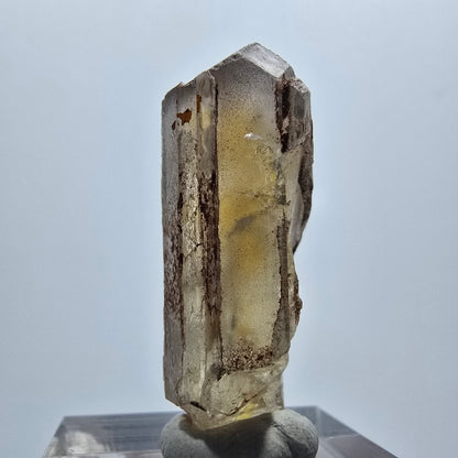 Seltener Baryt X Kristall, braun gelb Brukkaros, Namibia 34*12*11mm