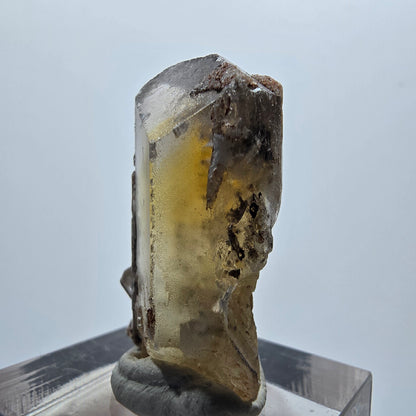 Seltener Baryt X Kristall, braun gelb Brukkaros, Namibia 31*17*11mm