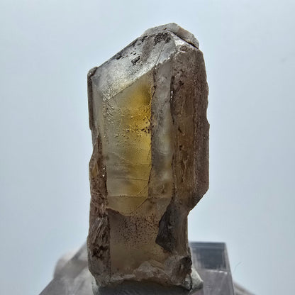 Seltener Baryt X Kristall, braun gelb Brukkaros, Namibia 31*18*15mm