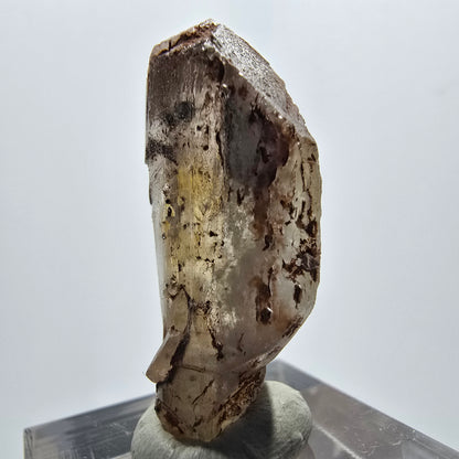 Seltener Baryt X Kristall, braun gelb Brukkaros, Namibia 34*14*11mm