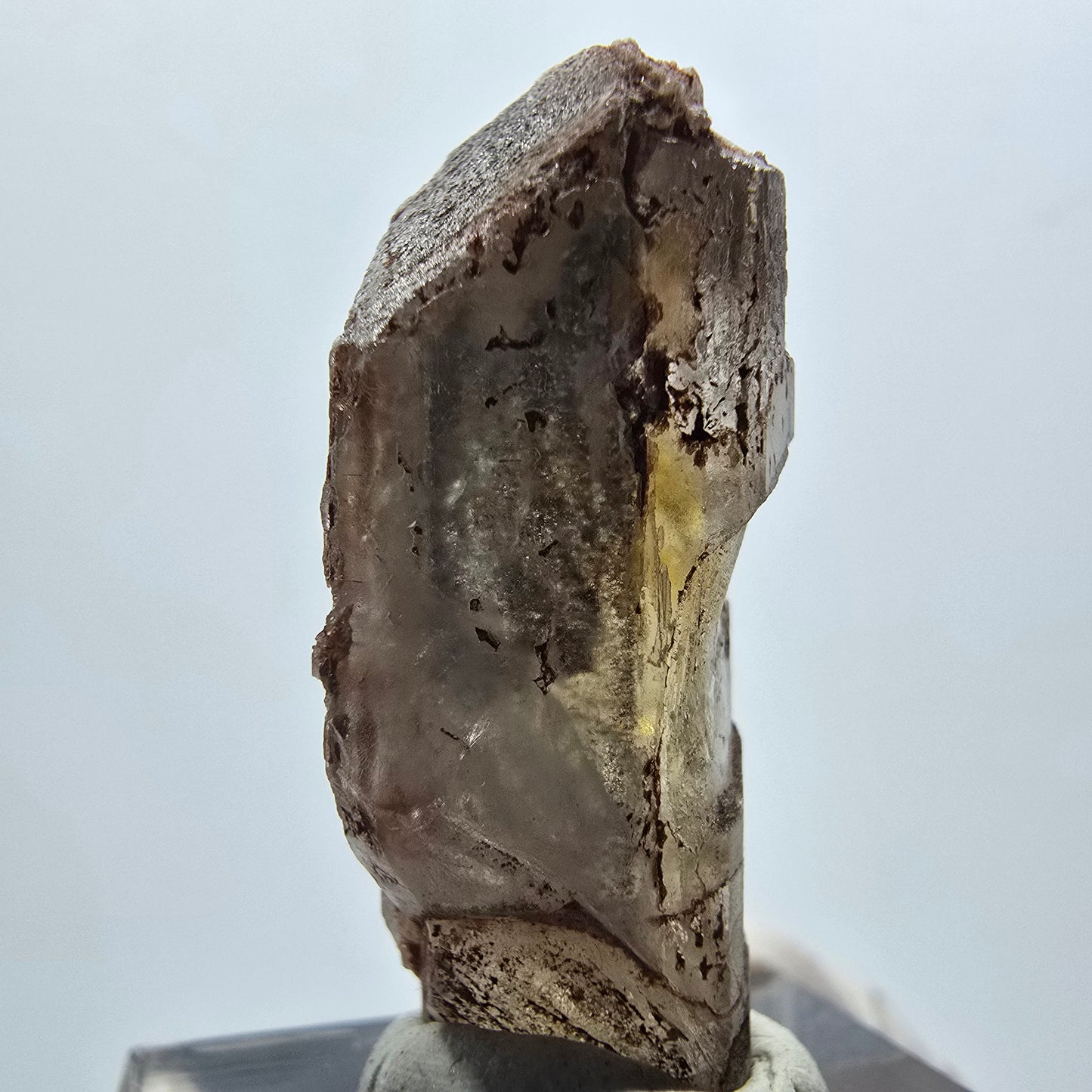 Seltener Baryt X Kristall, braun gelb Brukkaros, Namibia 34*14*11mm