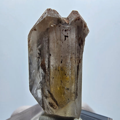 Seltener Baryt X Kristall, braun gelb Brukkaros, Namibia 33*16*12mm