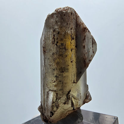 Seltener Baryt X Kristall, braun gelb Brukkaros, Namibia 44*22*18mm