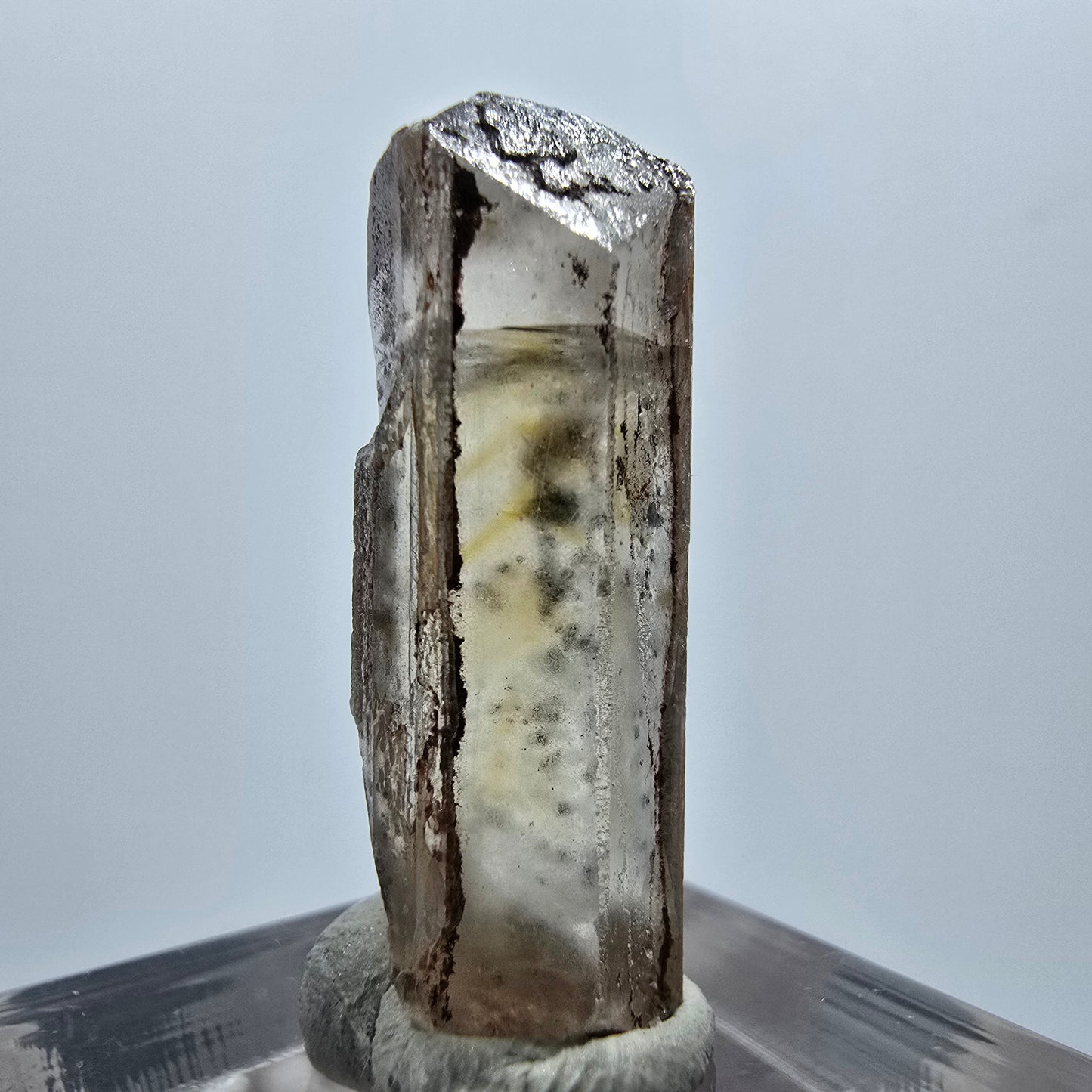 Seltener Baryt X Kristall, braun gelb Brukkaros, Namibia 29*10*9mm