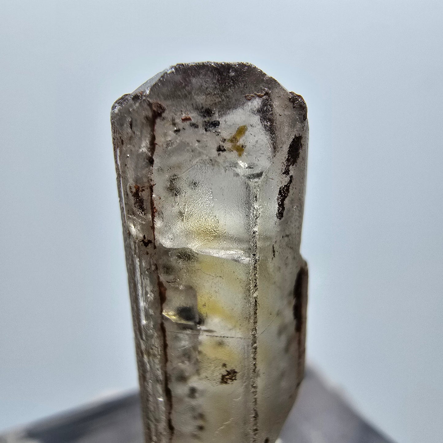 Seltener Baryt X Kristall, braun gelb Brukkaros, Namibia 29*10*9mm