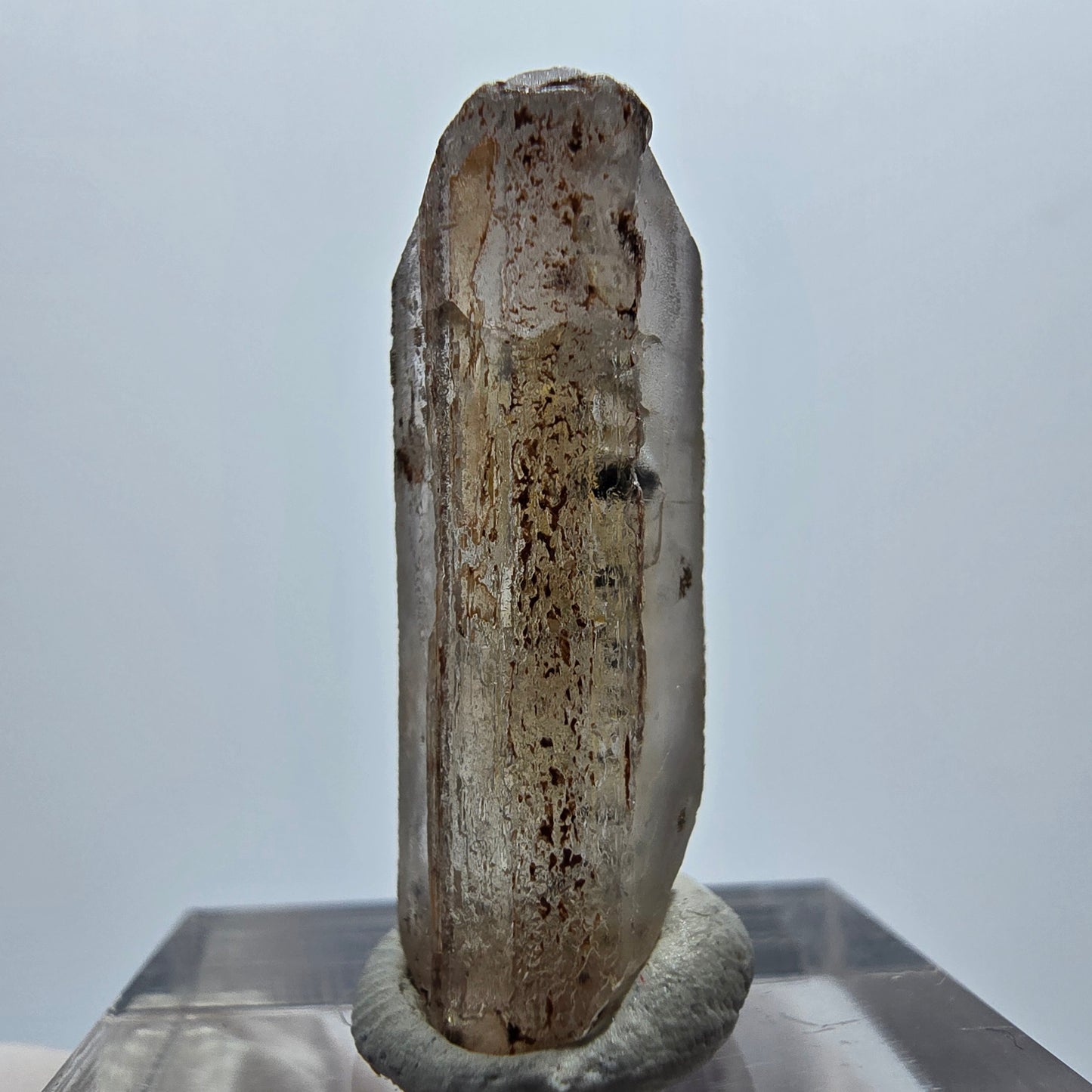 Seltener Baryt X Kristall, braun gelb Brukkaros, Namibia 29*10*9mm