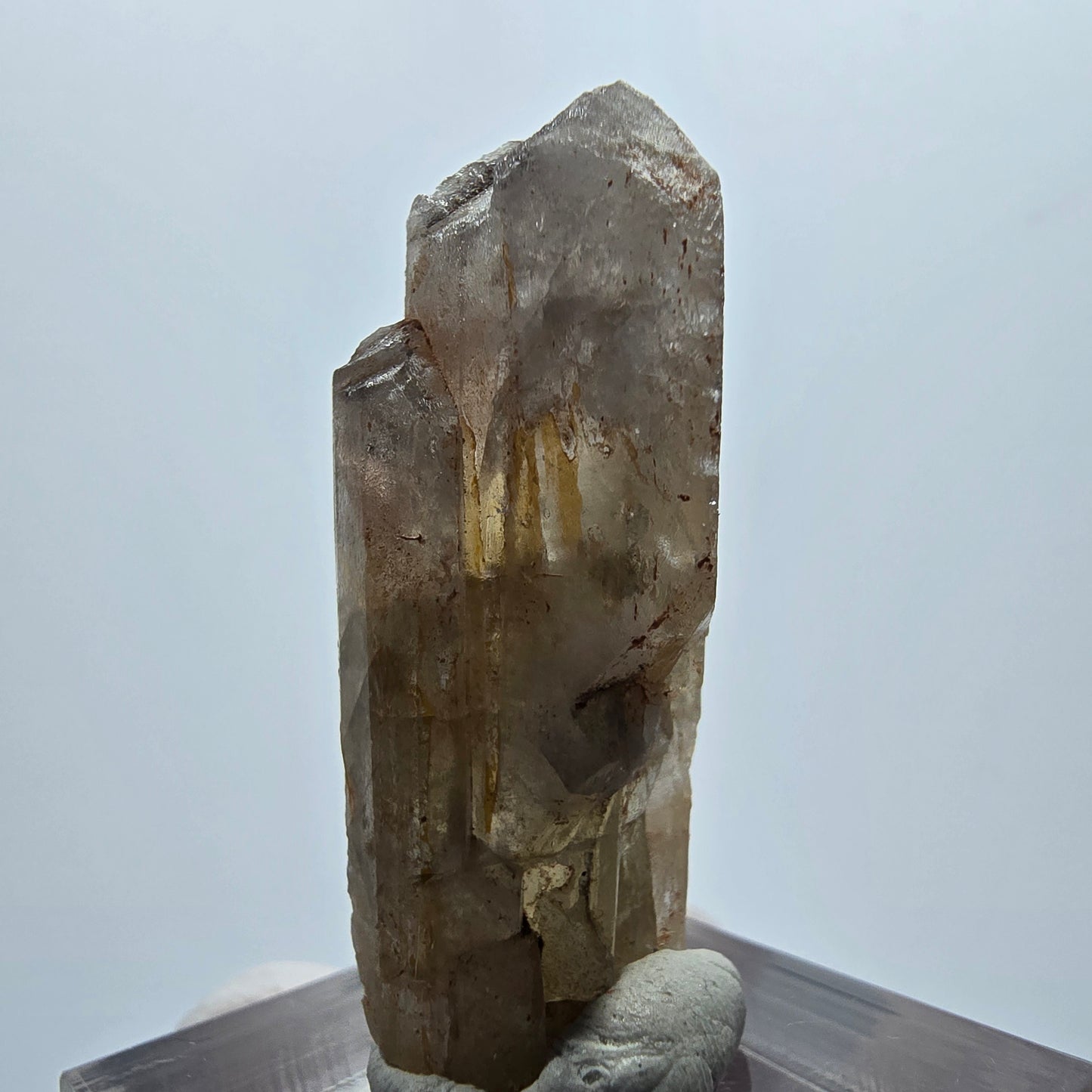 Seltener Baryt X Kristall, braun gelb Brukkaros, Namibia 36*17*14mm