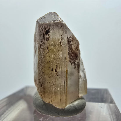 Seltener Baryt X Kristall, braun gelb Brukkaros, Namibia 20*11*10mm