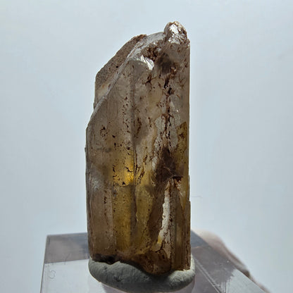 Seltener Baryt X Kristall, braun gelb Brukkaros, Namibia 34*16*14mm