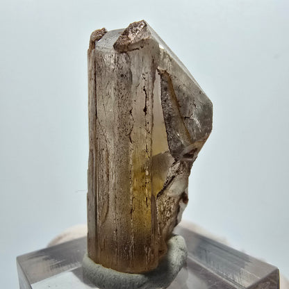 Seltener Baryt X Kristall, braun gelb Brukkaros, Namibia 34*16*14mm