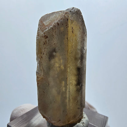 Seltener Baryt X Kristall, braun gelb Brukkaros, Namibia 43*21*18mm