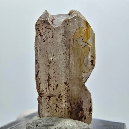 Seltener Baryt X Kristall, braun gelb Brukkaros, Namibia 27*14*11mm