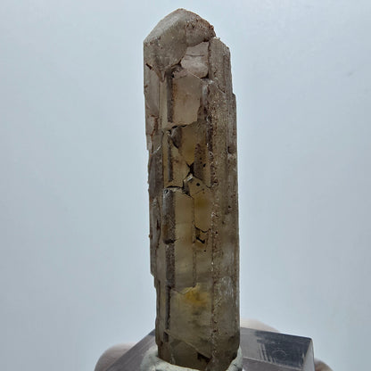 Seltener Baryt X Kristall, braun gelb Brukkaros, Namibia 58*19*14mm