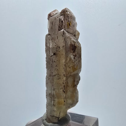 Seltener Baryt X Kristall, braun gelb Brukkaros, Namibia 58*19*14mm