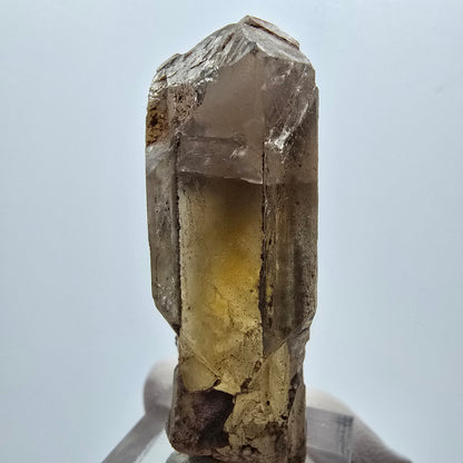 Seltener Baryt X Kristall, braun gelb Brukkaros, Namibia 54*21*20mm