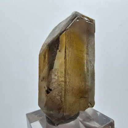 Seltener Baryt X Kristall, braun gelb Brukkaros, Namibia 51*26*21mm